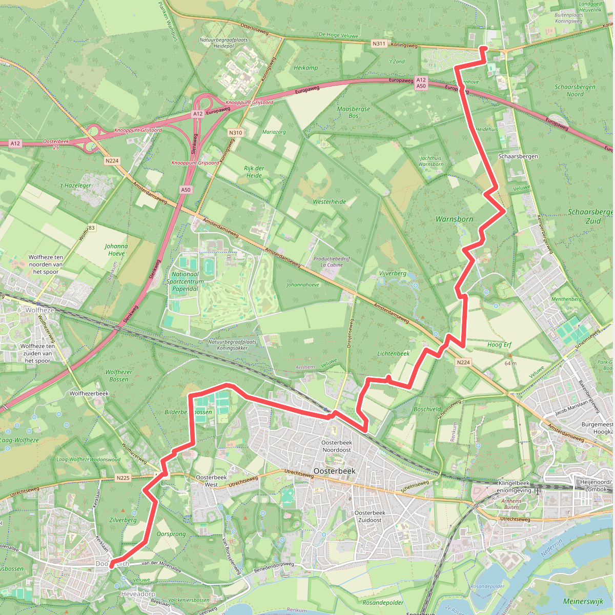 Arnhem - Doorwerth · Roots Natuurpad etappe 21