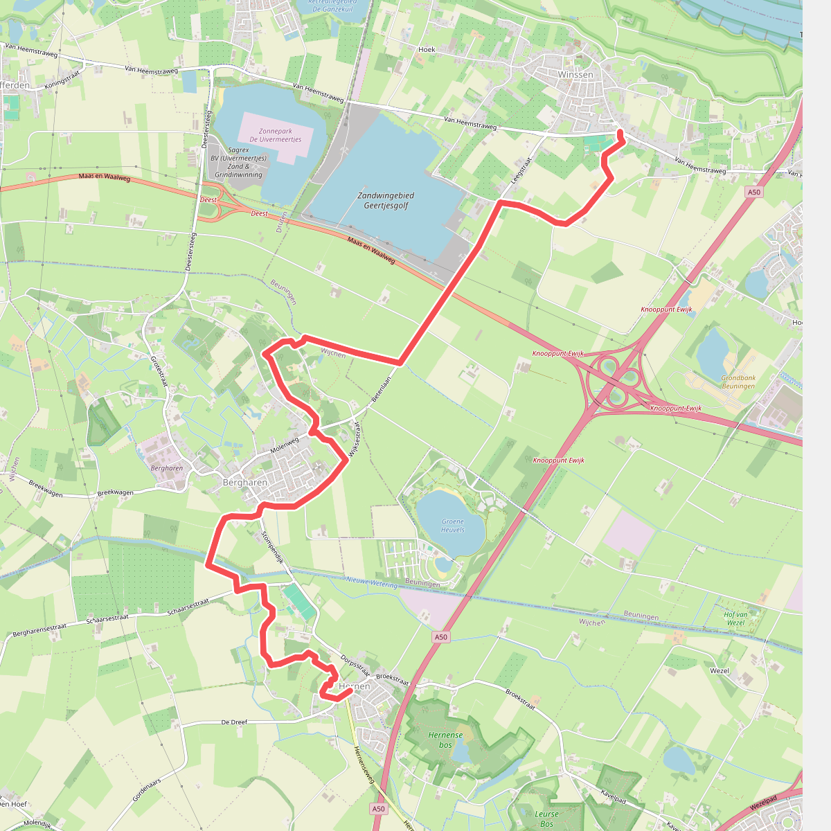 Winssen - Hernen · Roots Natuurpad etappe 24
