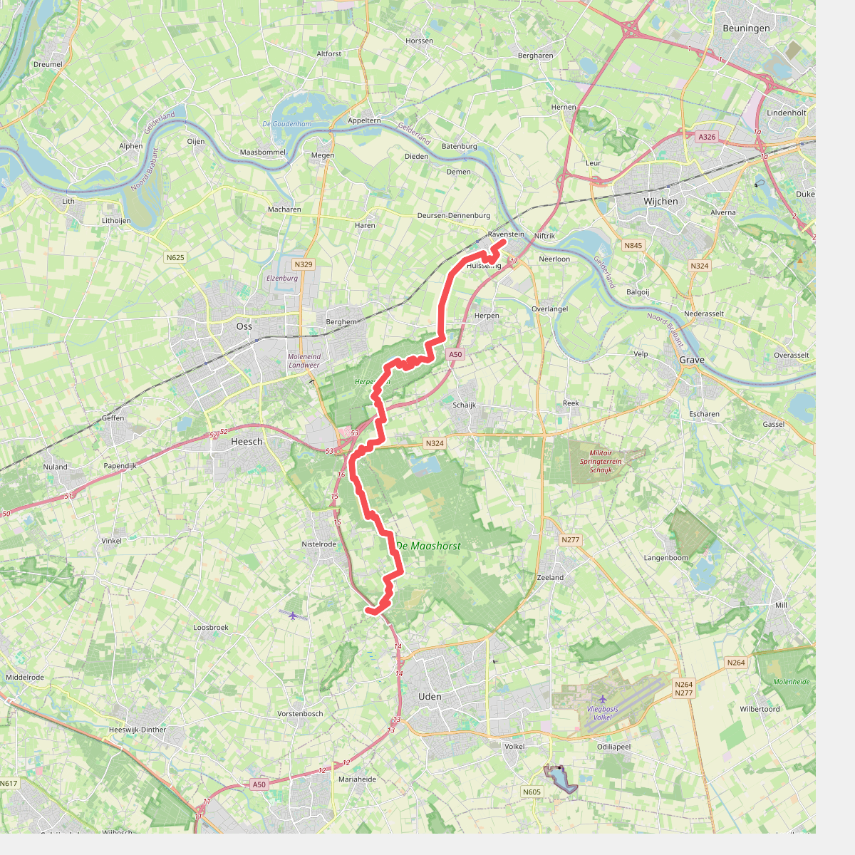 Ravenstein - Uden · Roots Natuurpad etappe 26