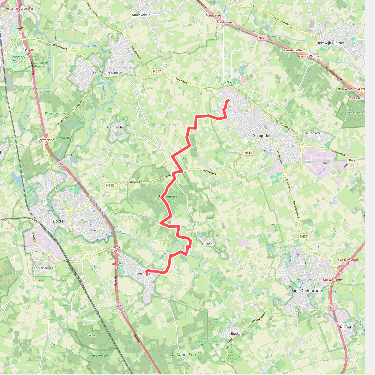 Schijndel - Liempde · Roots Natuurpad etappe 29