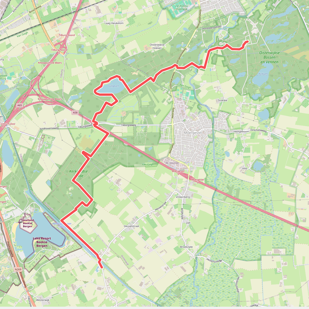 Oisterwijk - Biest-Houtakker · Roots Natuurpad etappe 31