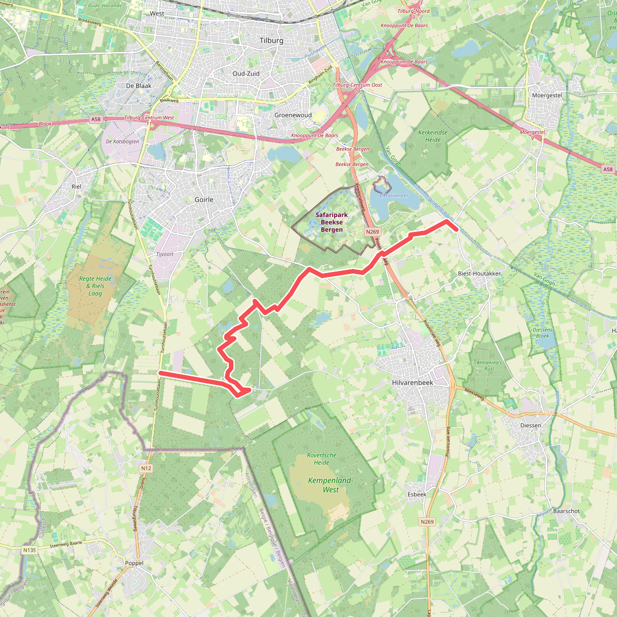 Biest-Houtakker - Goirle · Roots Natuurpad etappe 32
