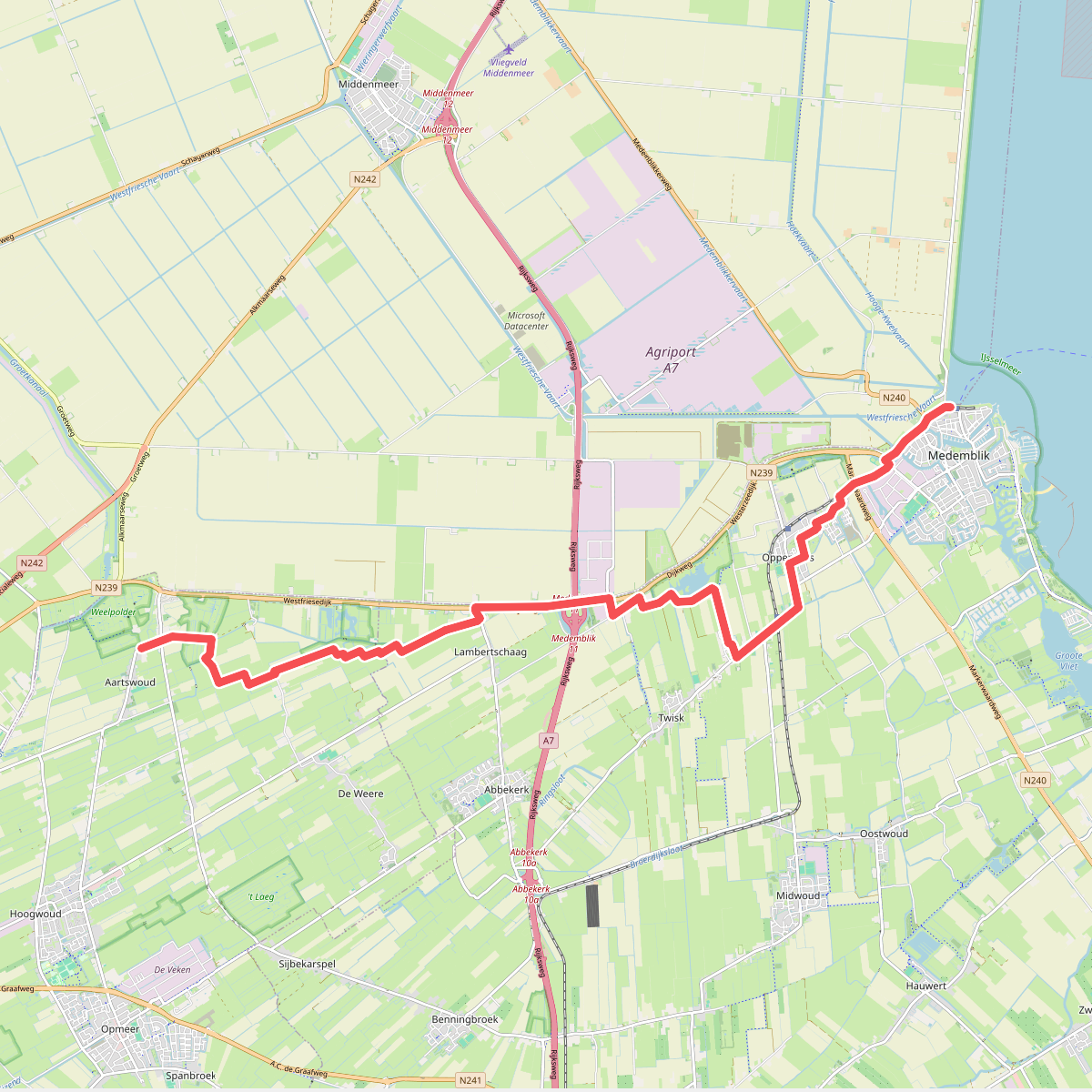Aartswoud - Medemblik · Groot Frieslandpad etappe 5