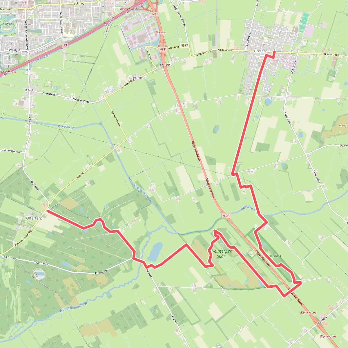 Beetserzwaag - Ureterp · Koningspad XL etappe 10
