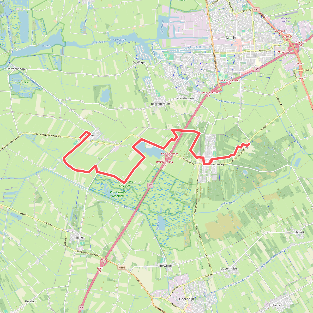 Nij Beets - Olterterp · Koningspad XL etappe 9