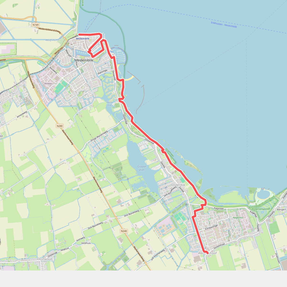 Medemblik - Wervershoof · Groot Frieslandpad etappe 6