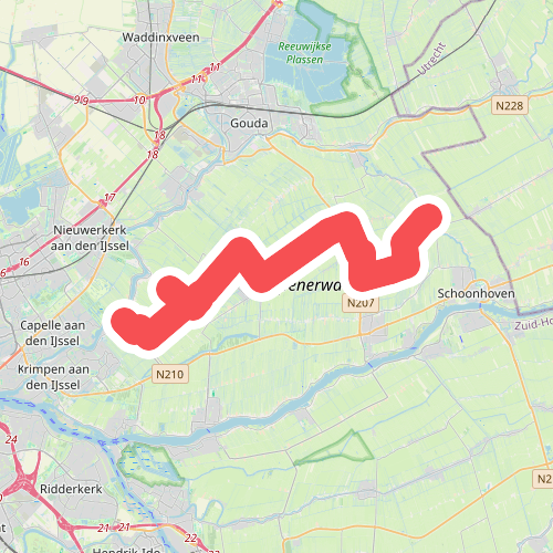 Vlist - Ouderkerk a/d IJssel · Groene Hartpad etappe 3