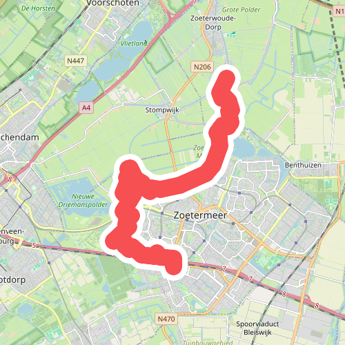 Zoetermeer - Zoeterwoude · Groene Hartpad etappe 8
