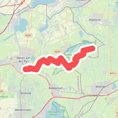 Alphen a/d Rijn - Woerdense Verlaat · Groene Hartpad etappe 10