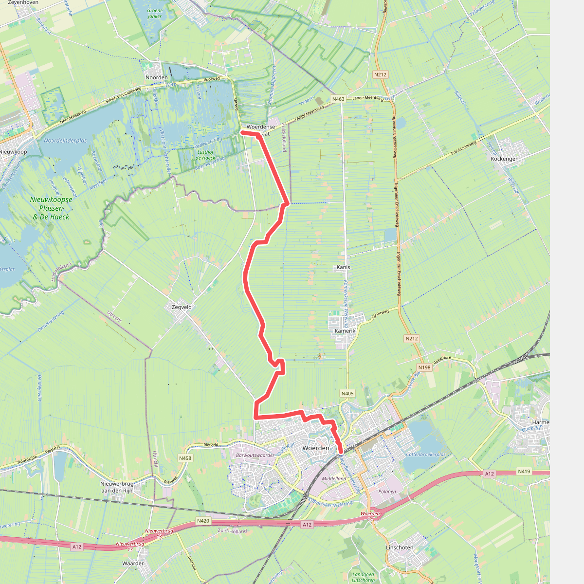 Woerdense Verlaat - Woerden · Groene Hartpad etappe 11
