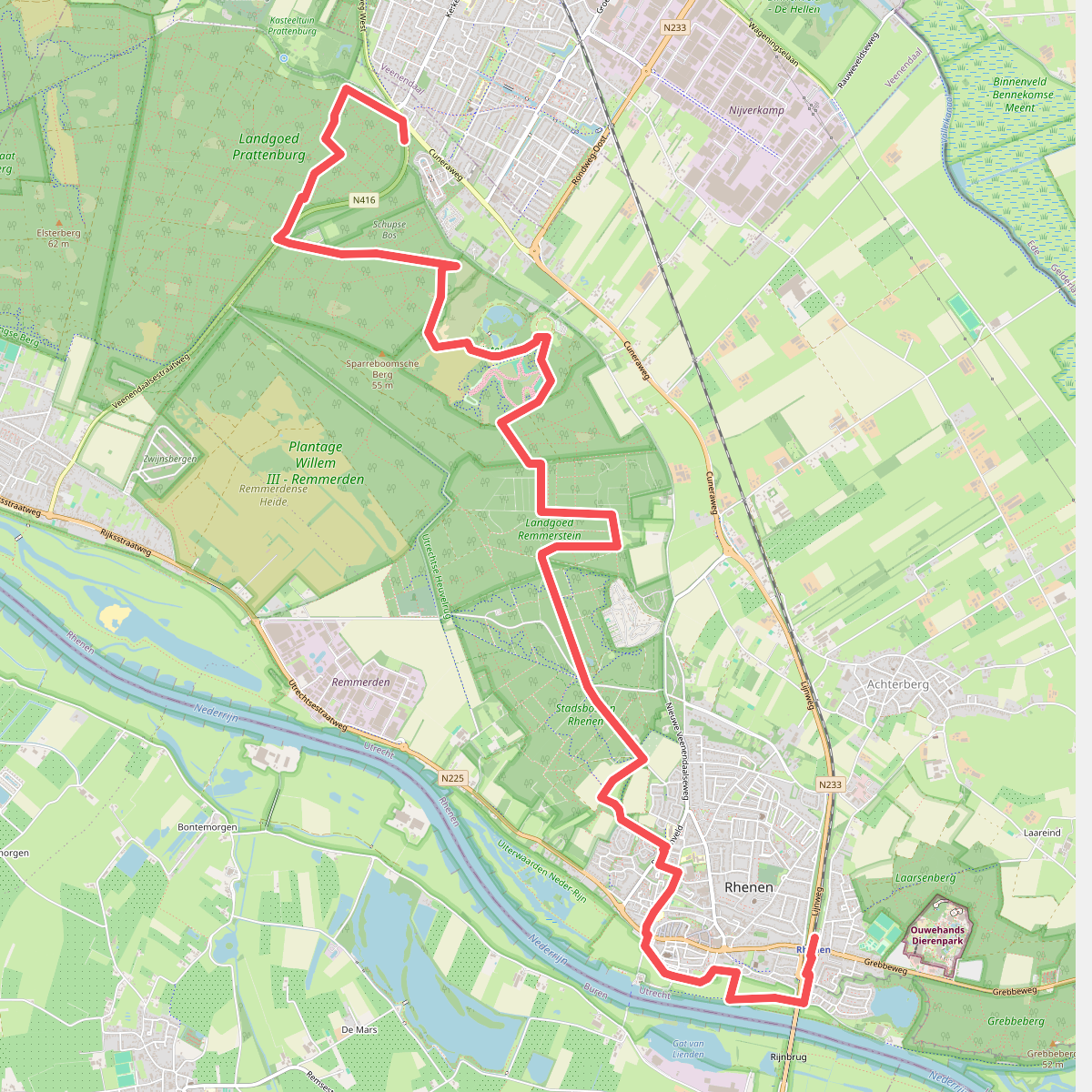Veenendaal Prattenburg - Rhenen · Pad van de Vrijheid etappe 12