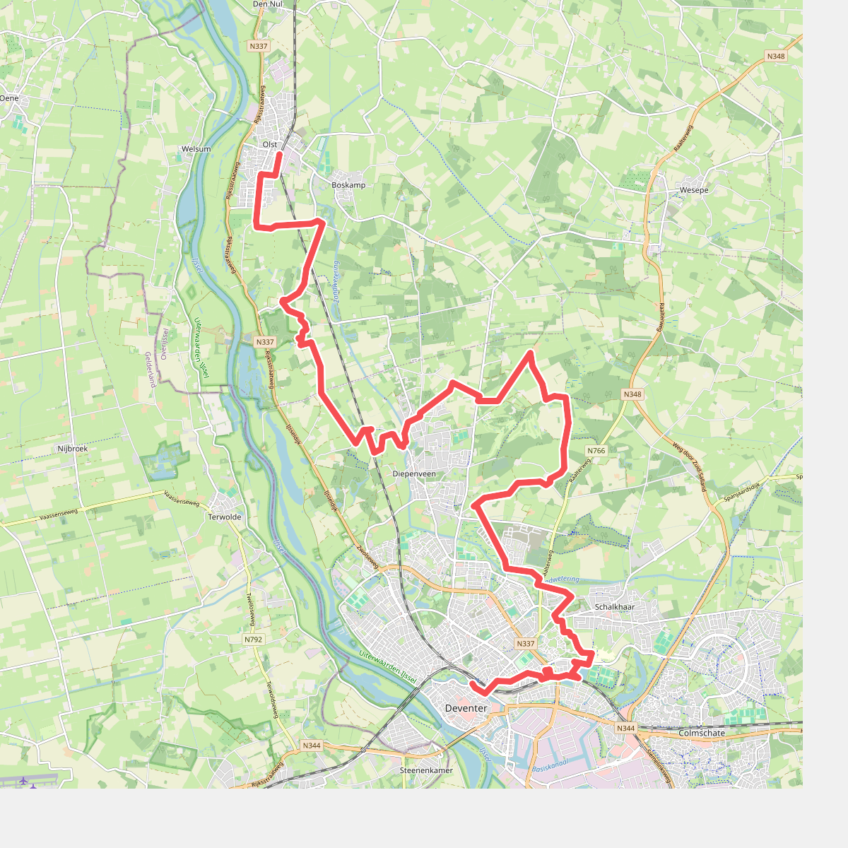 Olst - Deventer · Sallandpad etappe 7