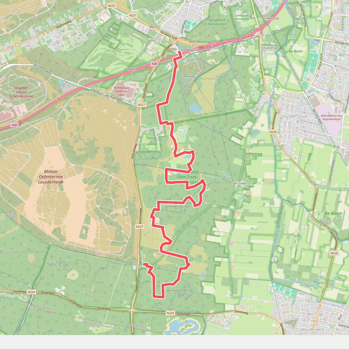 Leusden - Woudenberg · Utrechtse Mountain Trail etappe 2