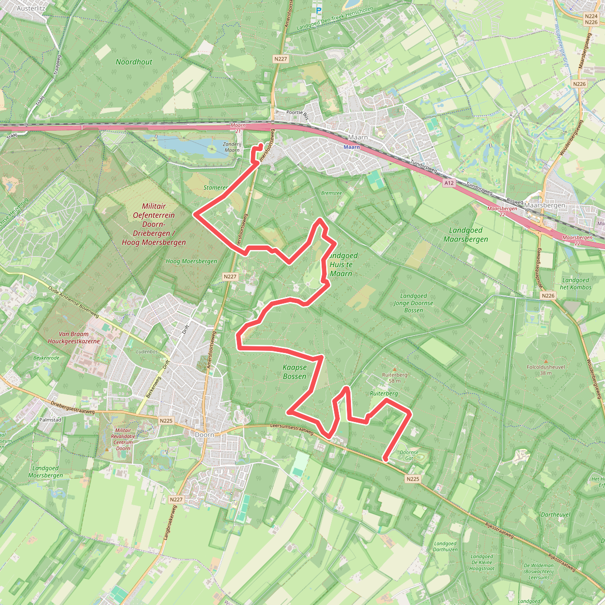 Maarn - Doorn · Utrechtse Mountain Trail etappe 5